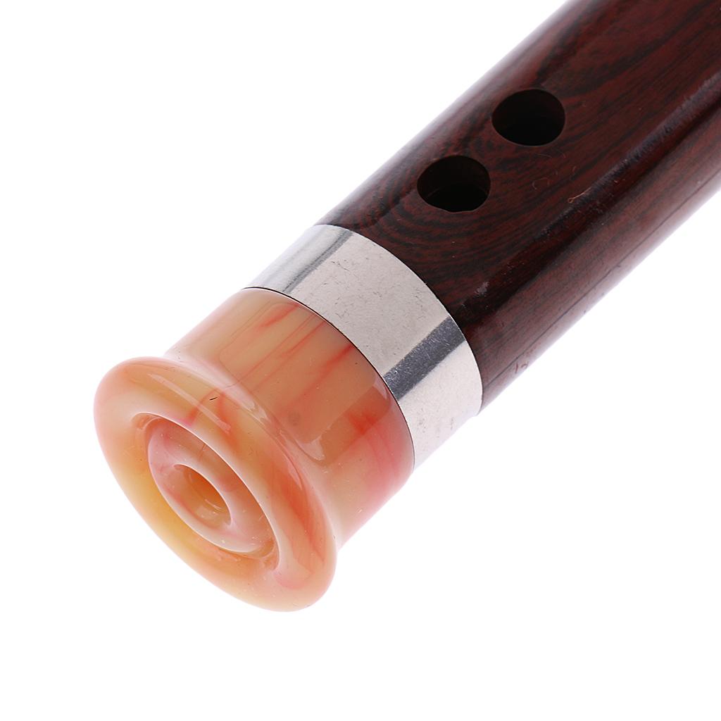 Chinese Vertical Playing Flute Bawu Pipe F Tone Bau Detachable Folk Musical Instrument for Beginner with Storage Box