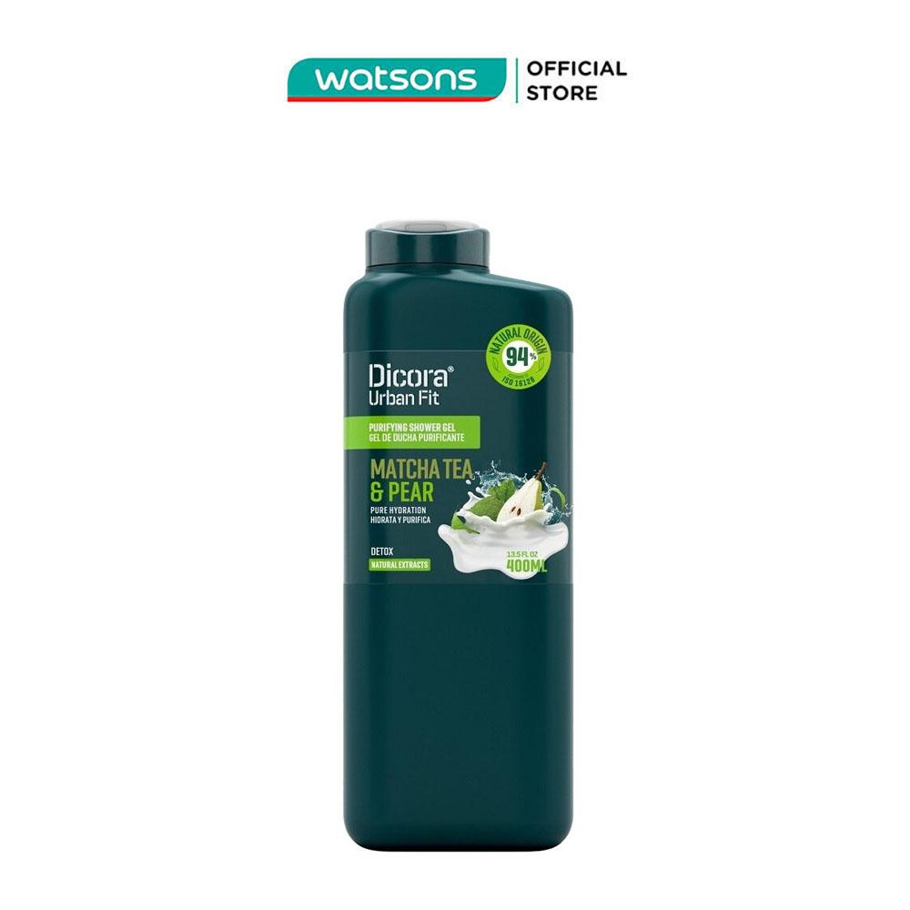 Sữa Tắm Dicora Shower Gel Detox Matcha &amp; Lê 400ml