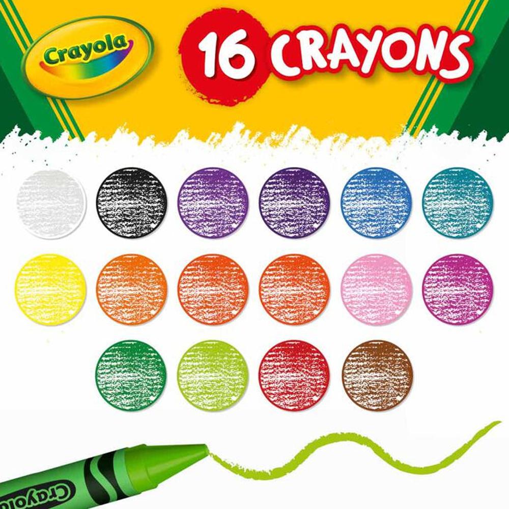 Hộp 8 Bút Sáp Màu Crayon Dạng Thỏi Lớn - Crayola 520389