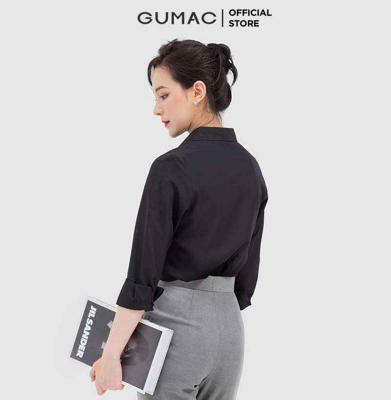 Áo sơ mi nữ GUMAC AB922 cơ bản 