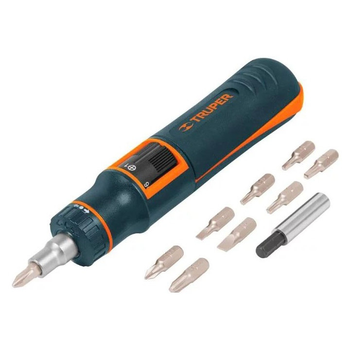 Bộ tuốc nơ vít tự động 9 chi tiết Truper 14145