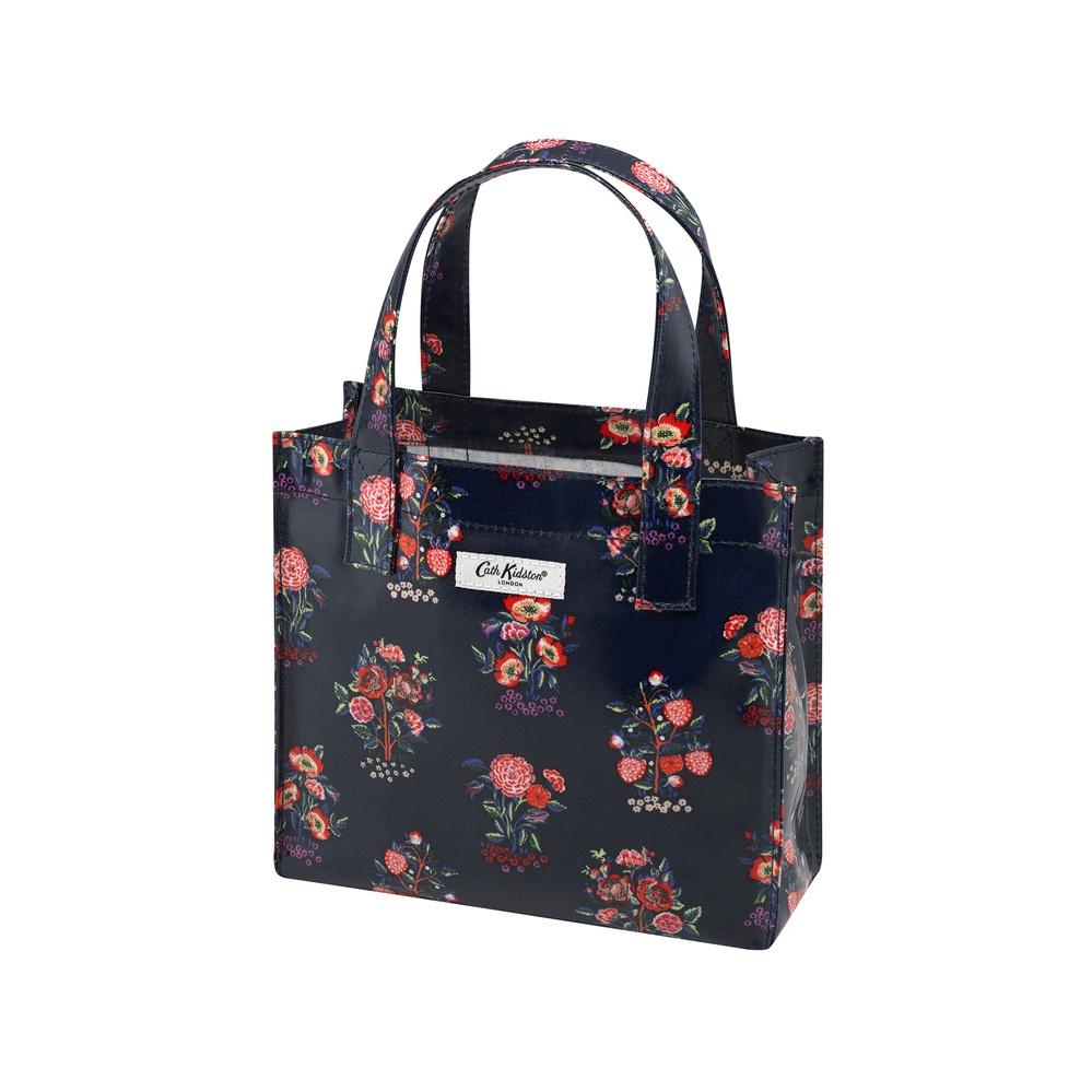 Cath Kidston - Túi đeo tay/Small Bookbag - Kingdom Posey - Navy -1041873