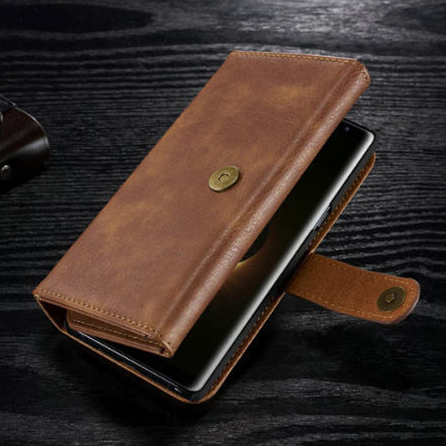 Bao da kiêm ví cầm tay cho Samsung S8 - Note10 - Note 10Plus