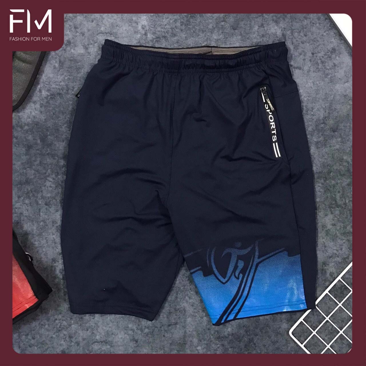 Quần short nam thể thao thun lạnh cao cấp thoải mái, năng động, trẻ trung – FORMEN SHOP – FMPS094