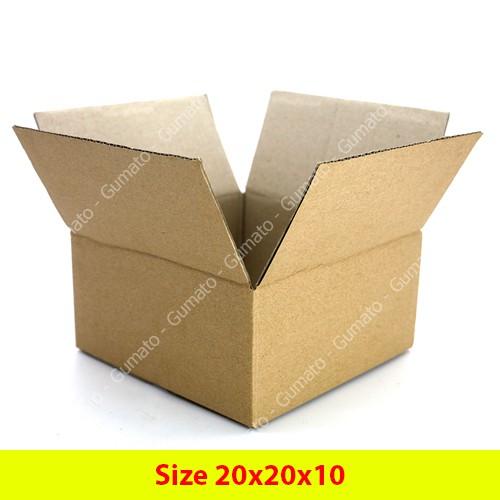 Combo 20 thùng Size 20x20x10 giấy carton gói hàng Everest