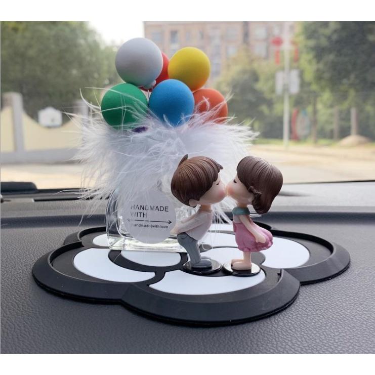 Set decor búp bê trang tri taplo ô tô, táp lô xe hơi- Hoàng Đông shop