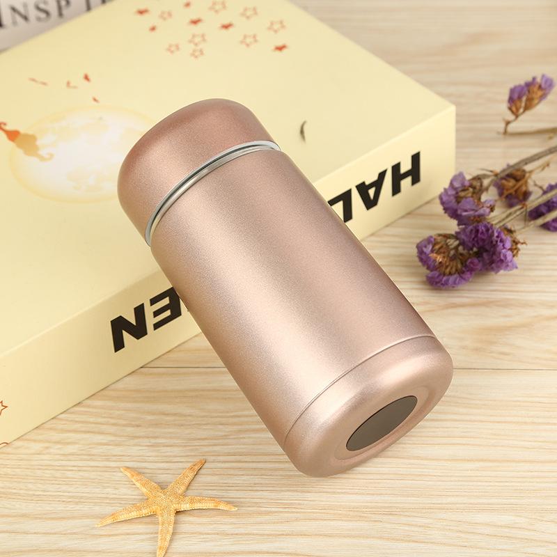 Nhỏ 300 Ml Giữ Nhiệt Nước Thép Không Gỉ Nhiệt Cho Trà Thực Phẩm Trẻ Em Trẻ Em Lọc Bình Cốc Hút Chân Không Cốc Trường sinh Viên