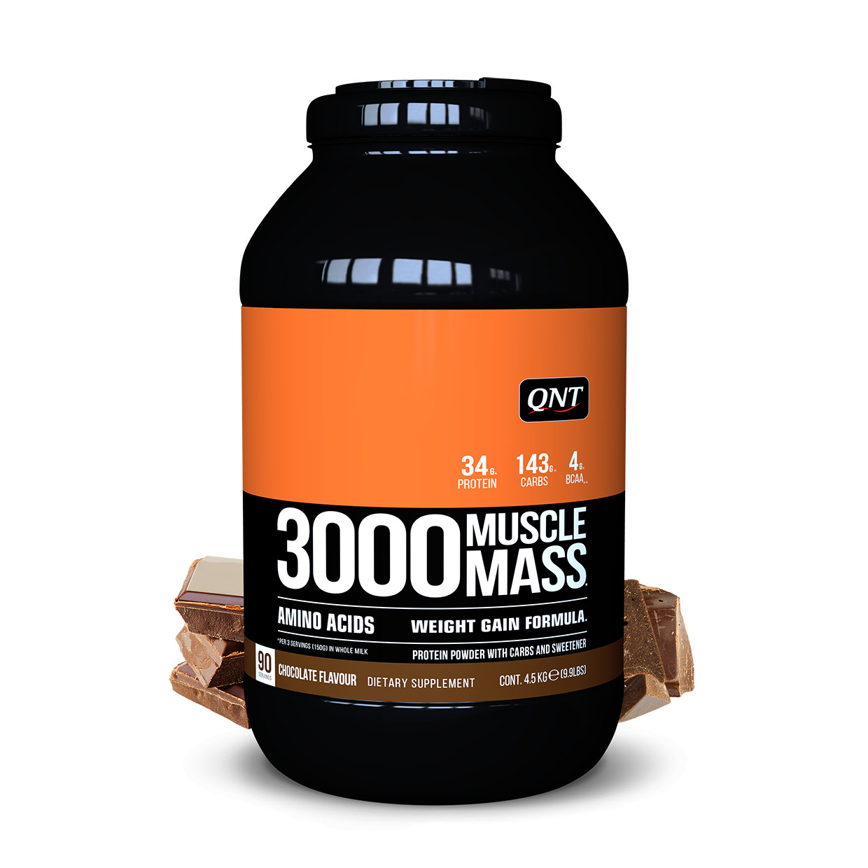 QNT 3000 Muscle Mass Chocolate 4.5kg