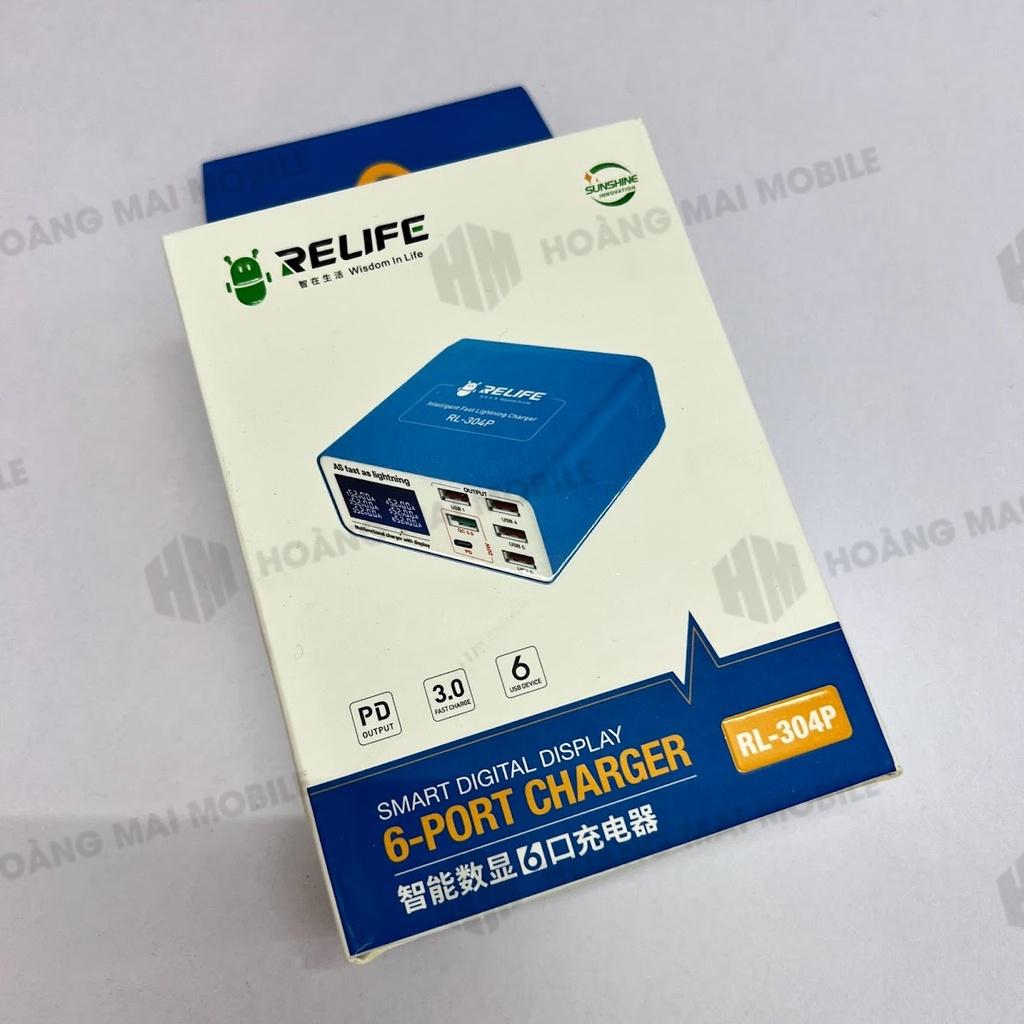 Sạc báo dòng RELIFE RL-304P hỗ trợ sạc nhanh, sạc không dây