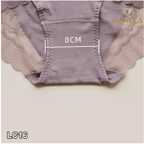 Quần gen bụng ️️Quần lót cotton pha ren cotton cao cấp - Quần chip cạp cao che khuyết điểm, bigsize đến 60kg