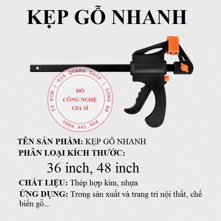 Kẹp gỗ nhanh (từ 36 đến 48 inch