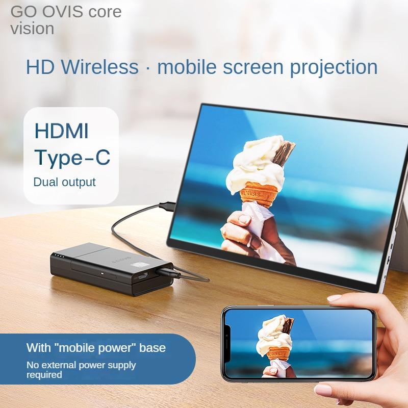 Máy chiếu màn hình không dây Goovis Cast cho Goovis VR và Rokid EM3 Inmo cho Xiaomi Ngắt kết nối Điện thoại thông minh trực tiếp