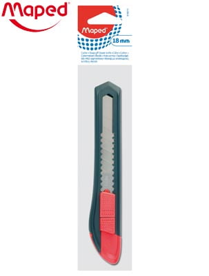 Bộ 2 Dao Rọc Giấy Maped Plastic 18 mm - 018211