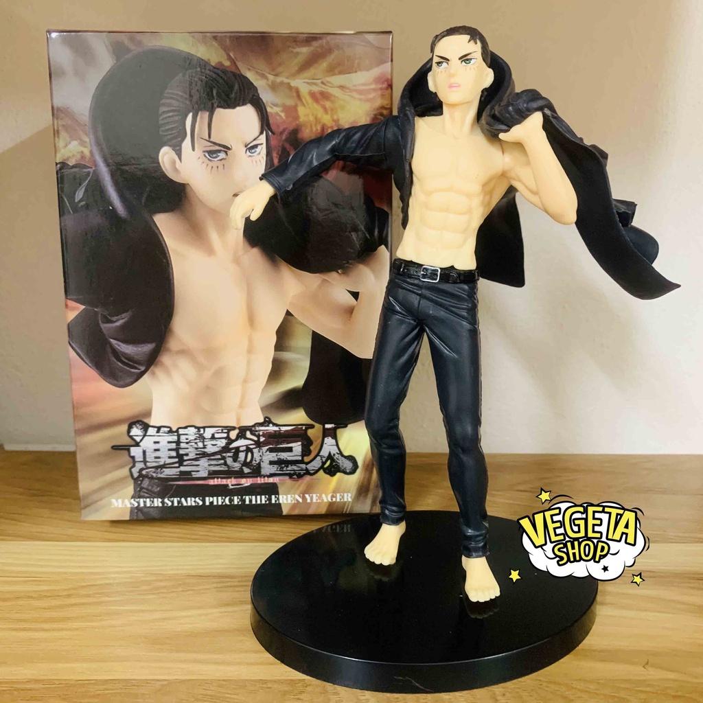 Mô hình Attack On Titan - Eren Yeager - Eren áo khoác trong trạng thái vừa hóa Titan - Đại chiến Titan - Fullbox - 19cm