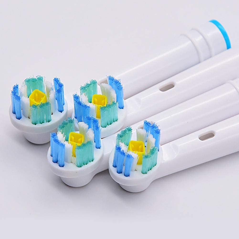 Cho máy Oral B Braun, bộ 4 Đầu Bàn Chải đánh răng điện thay thế MIHOCO EB18-P New   ,  phá tan mảng bám, cho răng trắng sáng