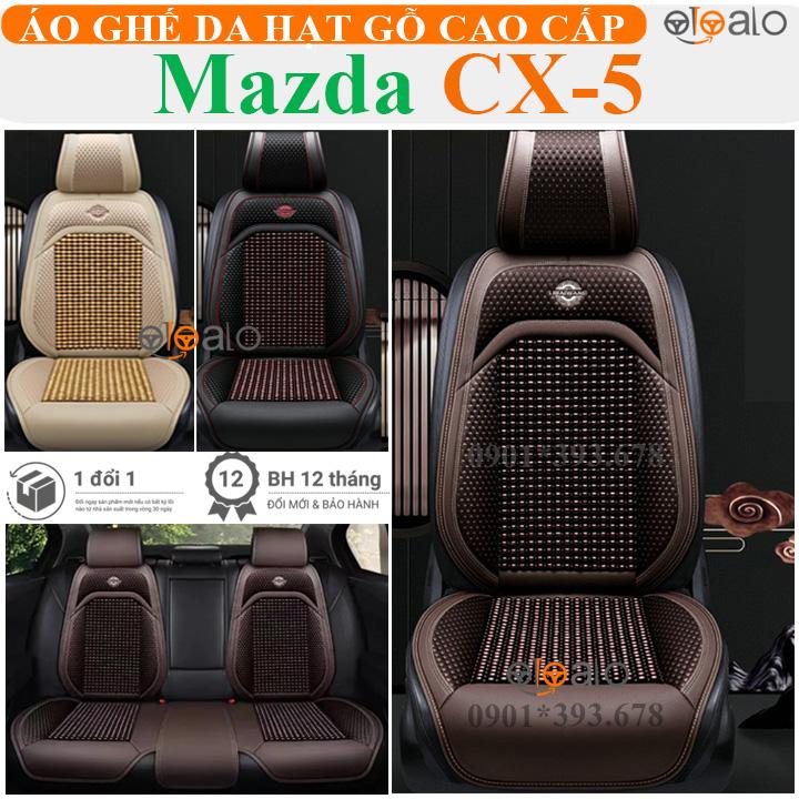 Áo trùm lót bọc ghế xe ô tô Mazda CX5 da PU hạt gỗ tự nhiên CAO CẤP
