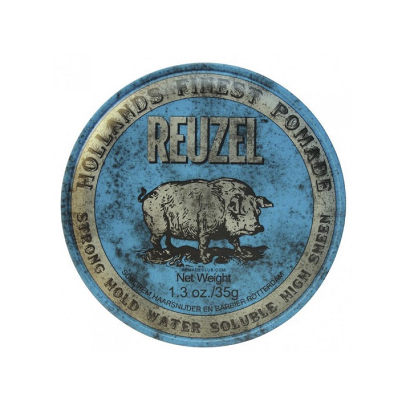 Sáp vuốt tóc Reuzel Blue Pomade Travel Size 35g - Hàng chính hãng