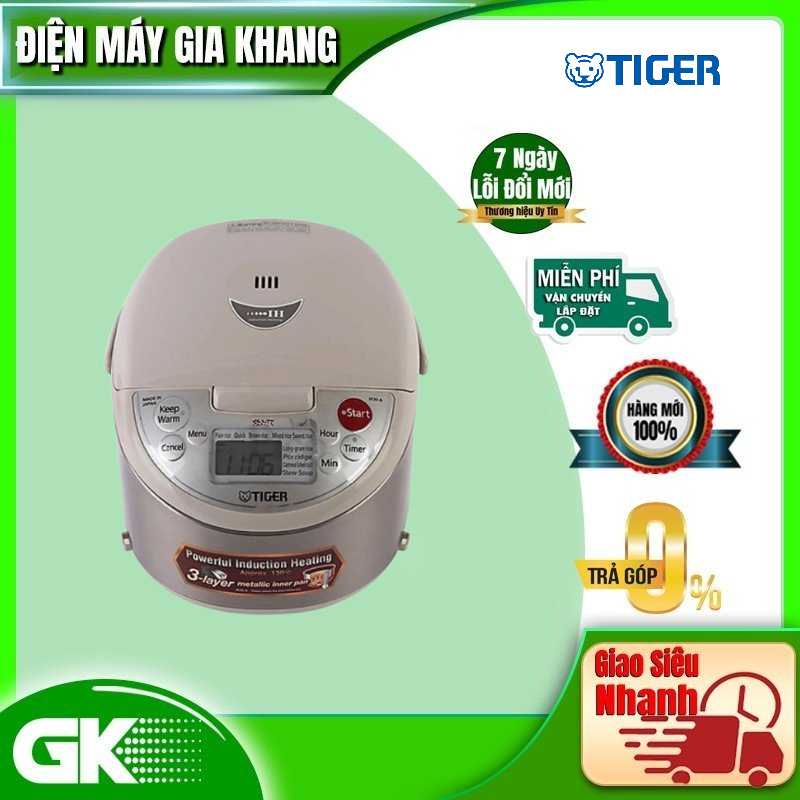 Nồi Cơm Cao Tần Tiger JKW-A18W - 1.8L - Hàng Chính Hãng