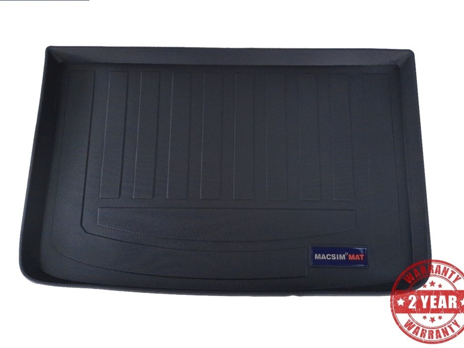 Thảm lót cốp xe ô tô Mercedes A class 2013-2017 nhãn hiệu Macsim chất liệu TPV cao cấp màu đen (024)