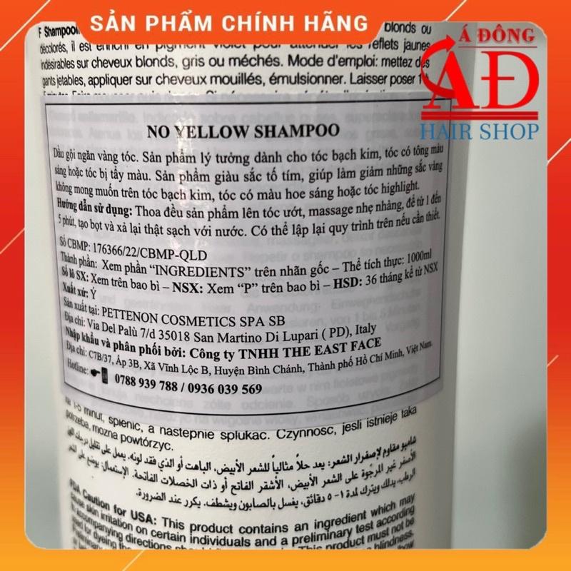 [VAT] DẦU GỘI FANOLA NOYELLOW KHỬ VÀNG CHO TÓC TRẮNG BẠCH KIM SILVER MẪU MỚI 2022 350ml/1000ml