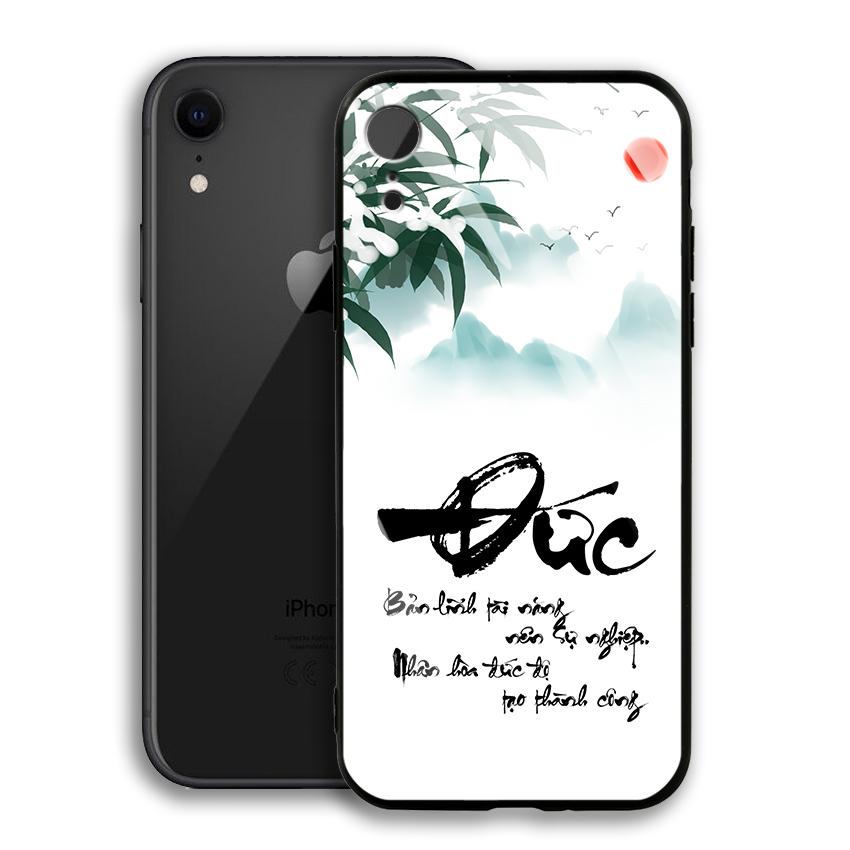 Ốp Lưng Kính Cường Lực cho điện thoại Iphone XR - 03006 7932 DUC01  - Cúc Họa Mi - Hàng Chính Hãng