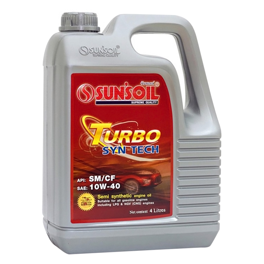 Nhớt Cao Cấp Sunsoil Turbo Syn Tech (4L)