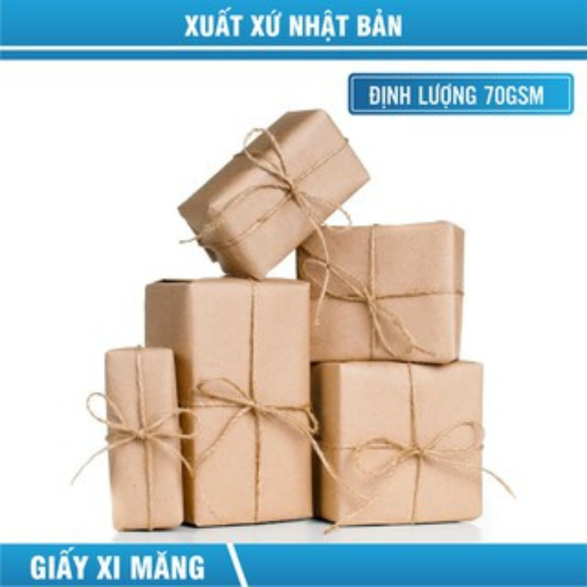 Giấy xi măng 20 tấm giấy Kraft (xi măng) gói hàng kích thước 72 x 102 cm