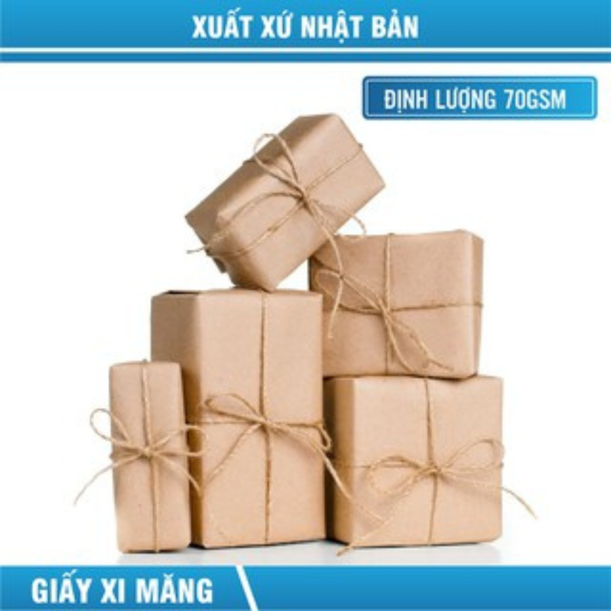 Giấy xi măng 50 tấm giấy Kraft gói hàng kích thước 72 x 102 cm
