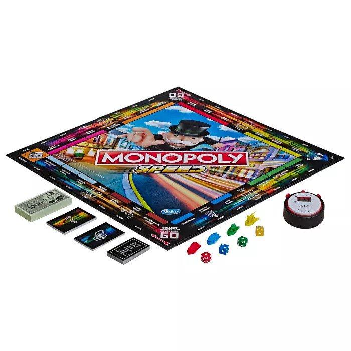 Trò chơi cờ tỷ phú Hasbro Speed Monopoly tốc độ