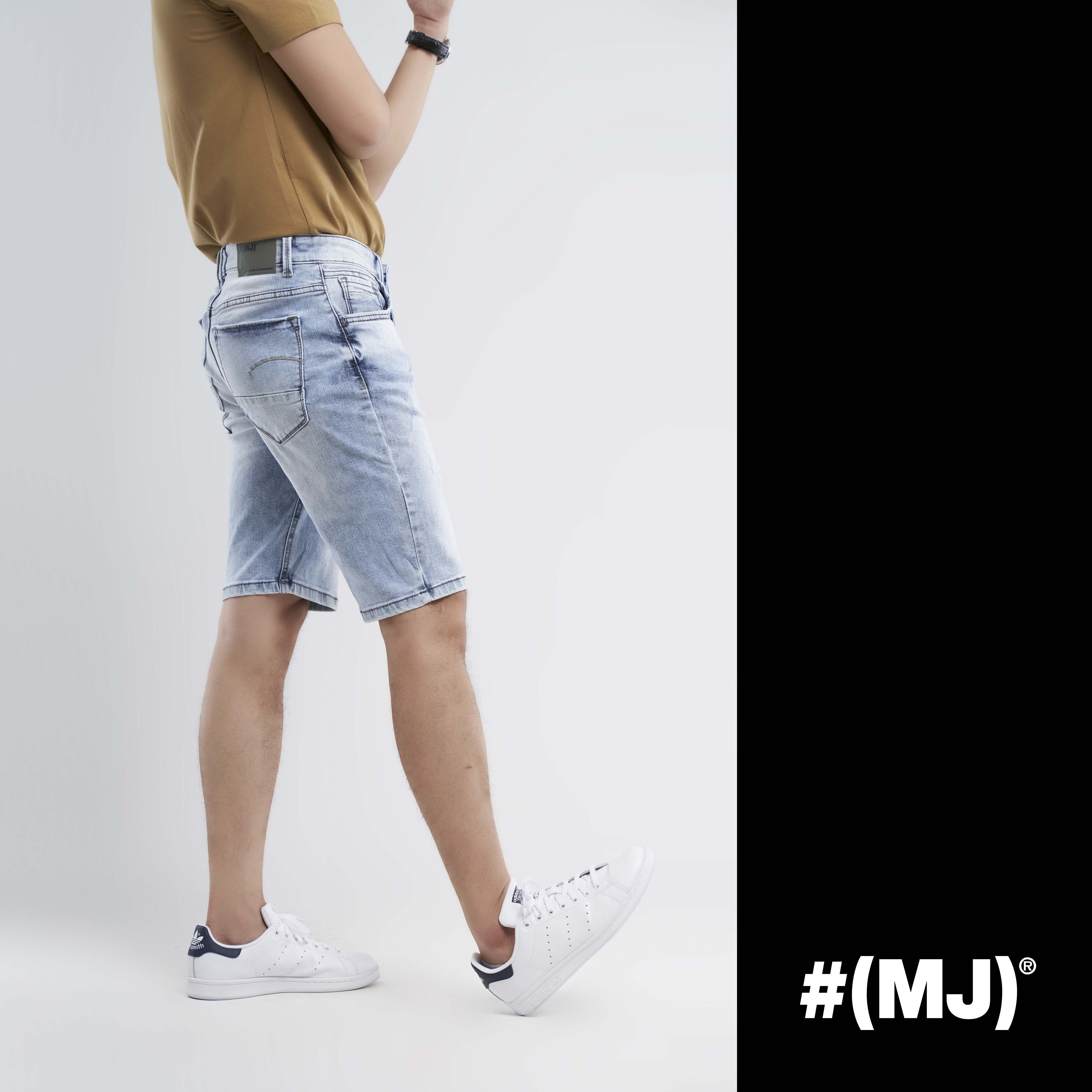 Quần short jeans nam MESSI jeans MJB0118