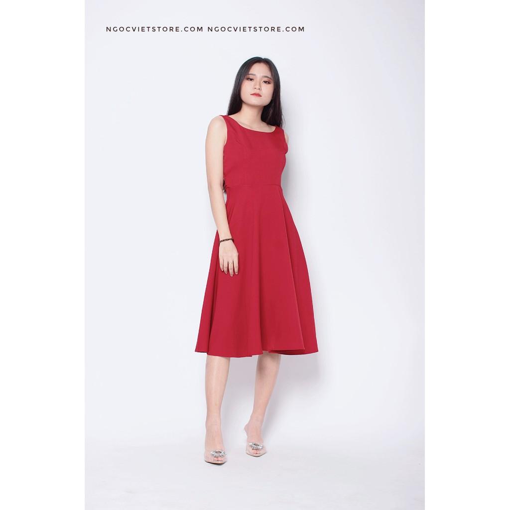 Đầm Maxi Trơn Cổ Tròn Hở Lưng SP027897  ( Hình Shop Tự Chụp) / ngocvietshop07 (hình thật