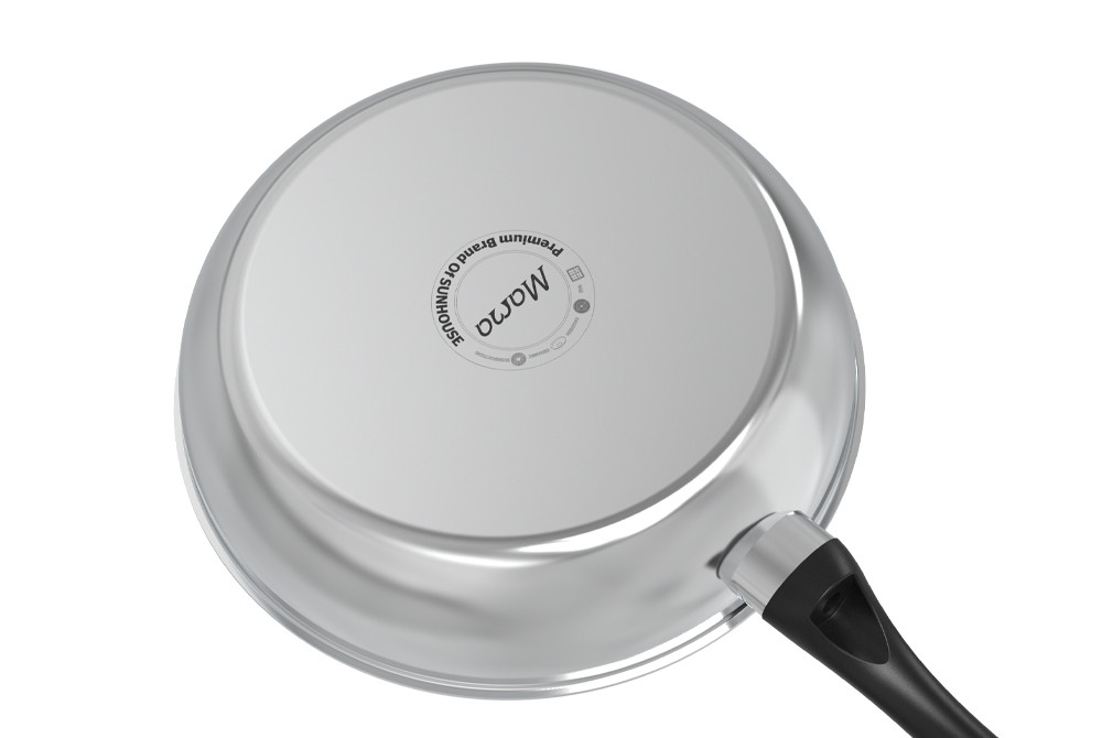 Chảo inox nguyên khối Sunhouse DE26M - Hàng Chính Hãng