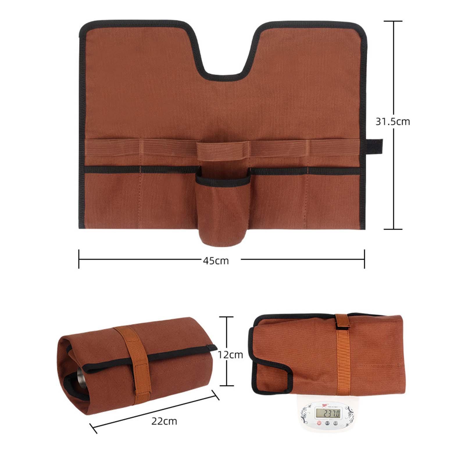 Canvas Bartender Kit Bag Cocktail Tool bag Accessories for Home Indoor