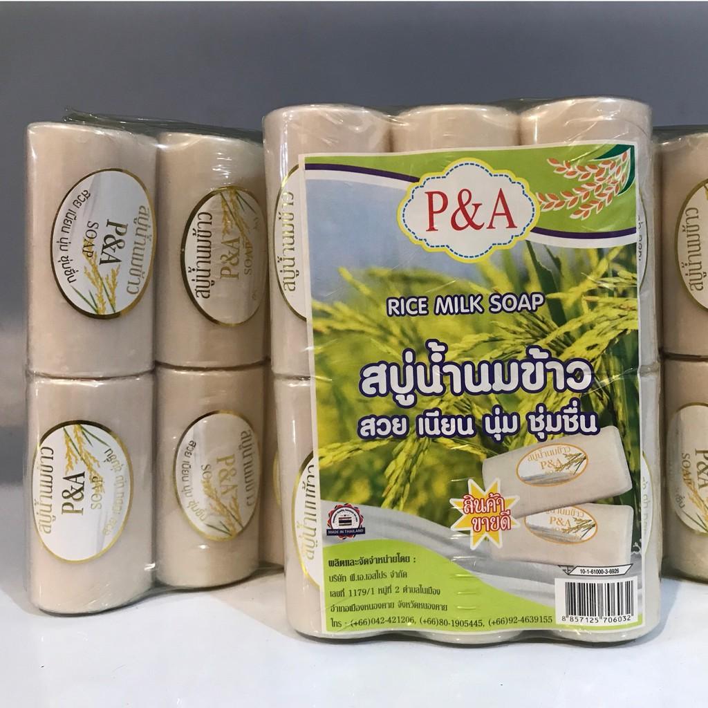 Xà phòng tinh chất sữa dê cám gạo Thái Lan chính hãng