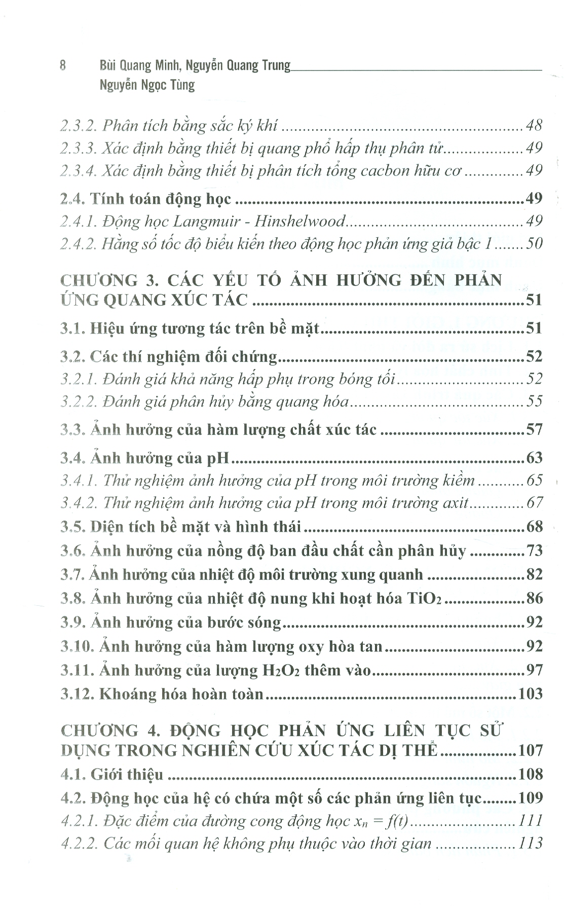 NGHIÊN CỨU VỀ XÚC TÁC QUANG HÓA TRONG XỬ LÝ NƯỚC (Ví Dụ Trong Phân Hủy Diclofenac Và Sulcotrione) (Bìa cứng)