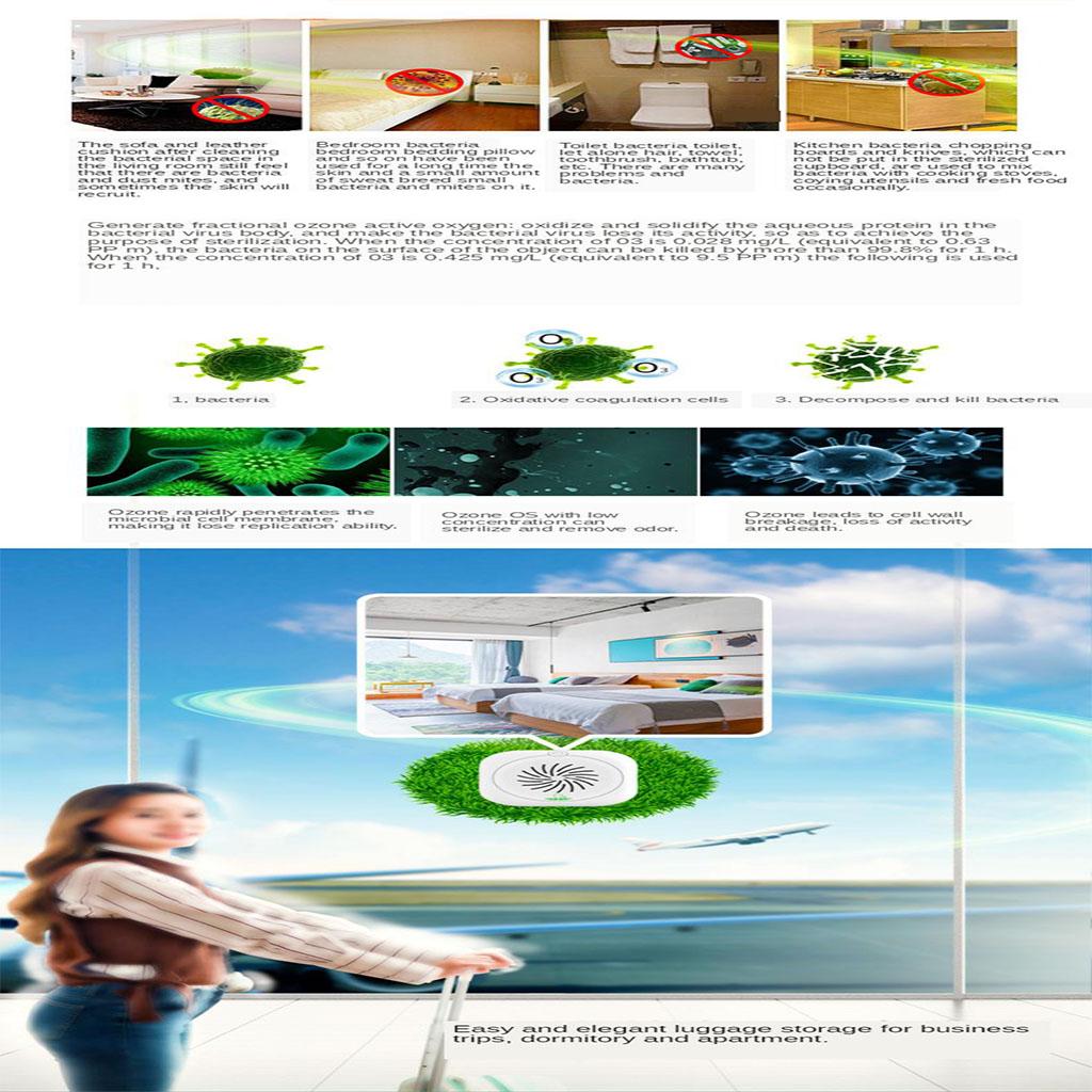 Portable ozone sterilizer formaldehyde and odor air purifier household purifier