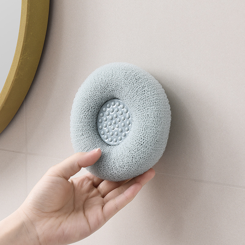 Bông tắm xơ lưới 3D giúp tạo bọt siêu nhanh, massage toàn thân có móc treo tiện dụng