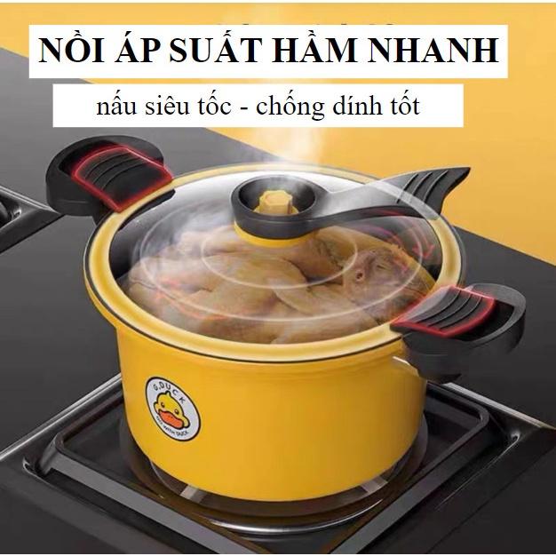 Nồi Áp Suất Chống Dính Con Vịt Vàng Đa Năng.