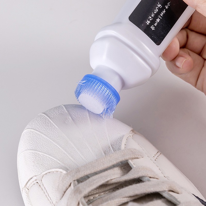 Lọ đánh giày  H122 dung dịch tẩy rửa giày dép siêu sạch màu trắng