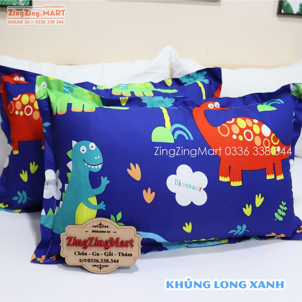 Vỏ gối nằm Cotton poly rẻ (Được chọn mẫu