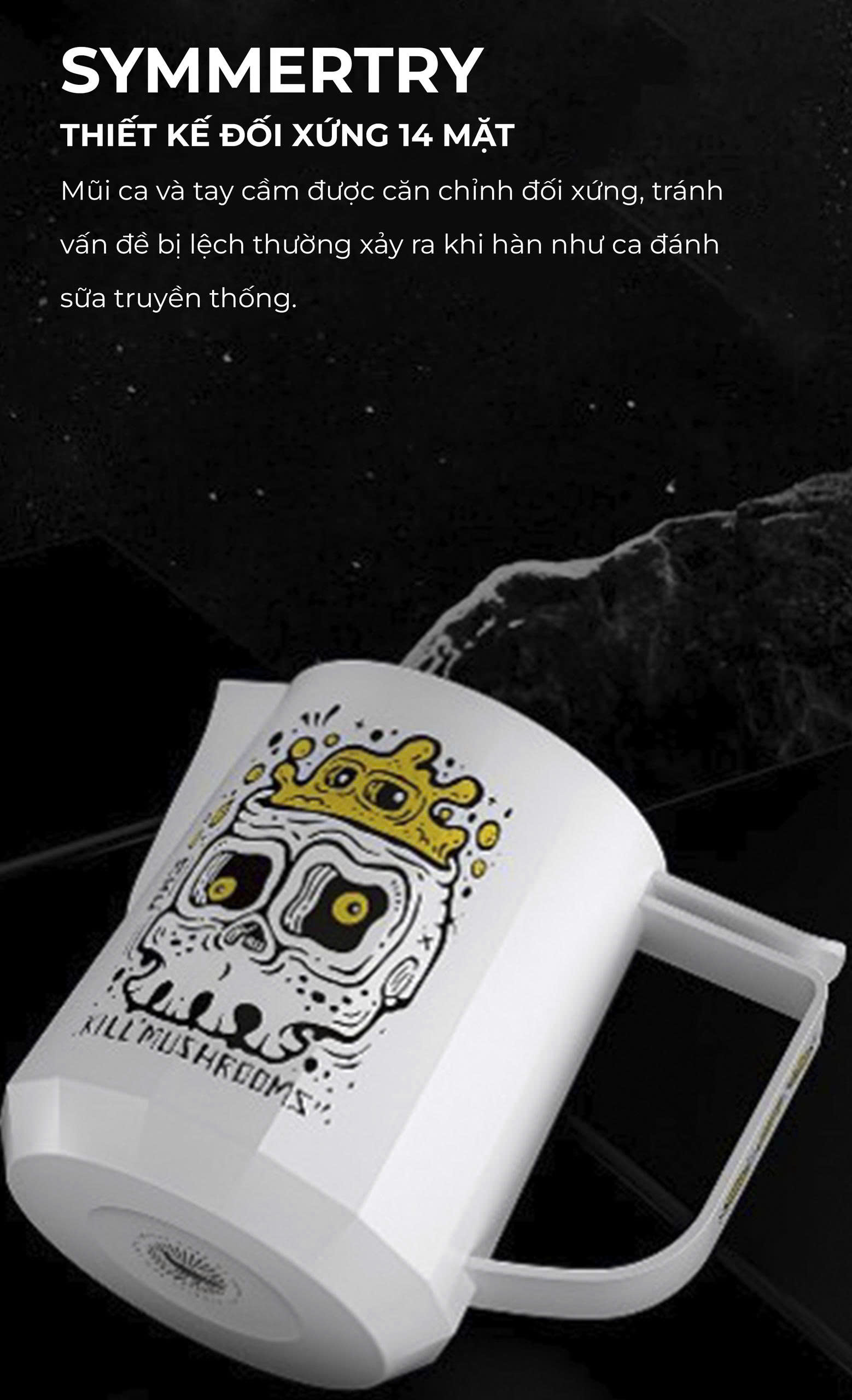 Ca đánh sữa Allround ngũ hành