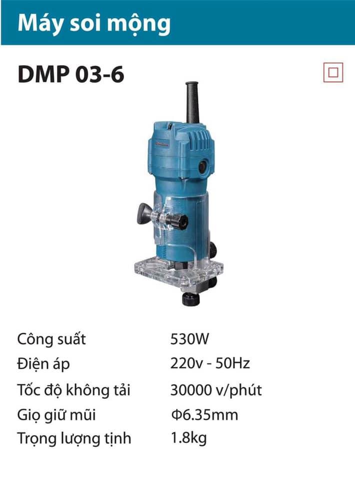 MÁY SOI MỘNG 530W DONGCHENG DMP03-6 - HÀNG CHÍNH HÃNG