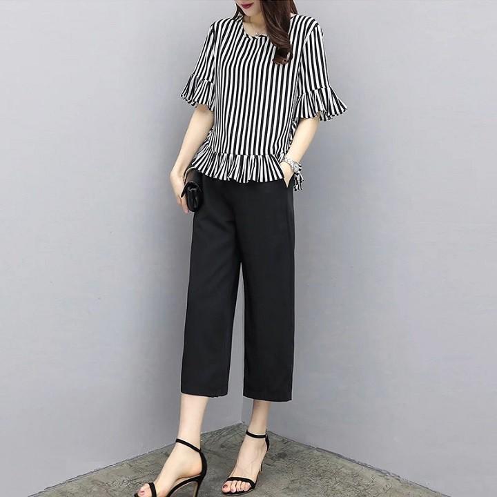 TK364-ÁO SỌC TAY LỠ BÈO S-6XL