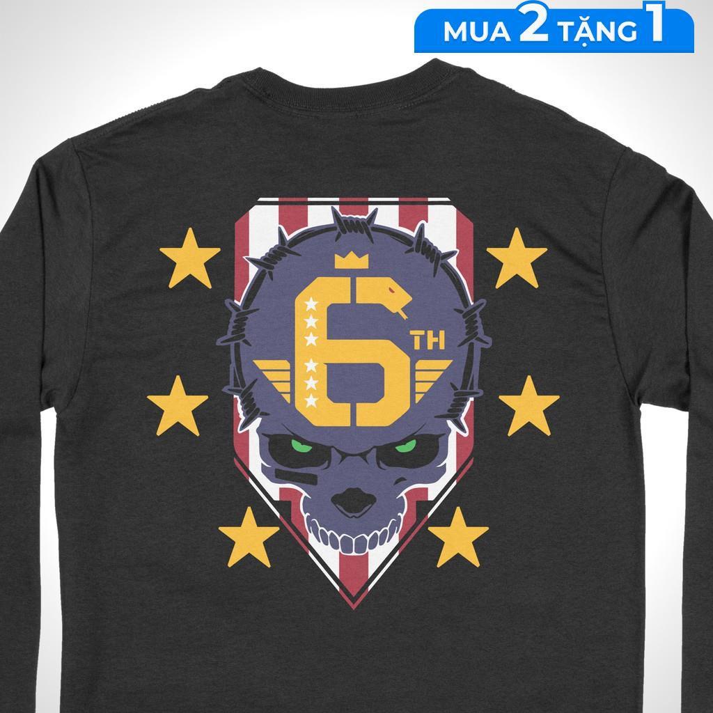 Áo thun dài tay 6th Street - Cyberpunk 2077 Gangs Unisex THE NEXT LEVEL - Cotton 100% nam nữ - DT0052