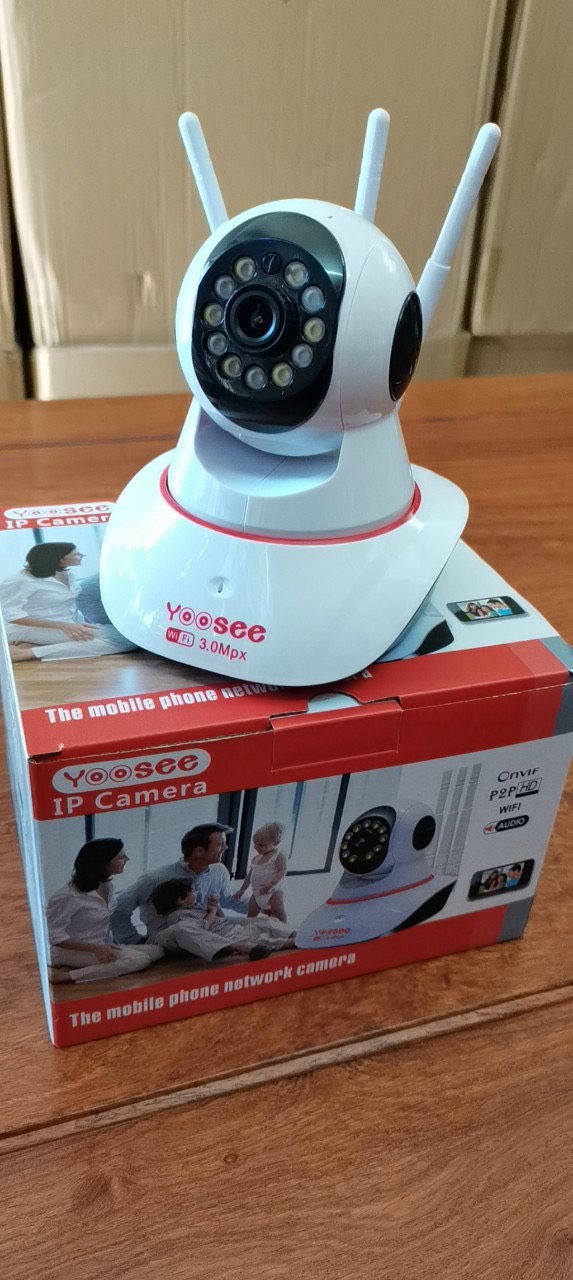 Camera wifi yoosee 3.0  2K siêu nét - camera ip yoosee 3 râu 3mp trong nhà - hàng nhập khẩu