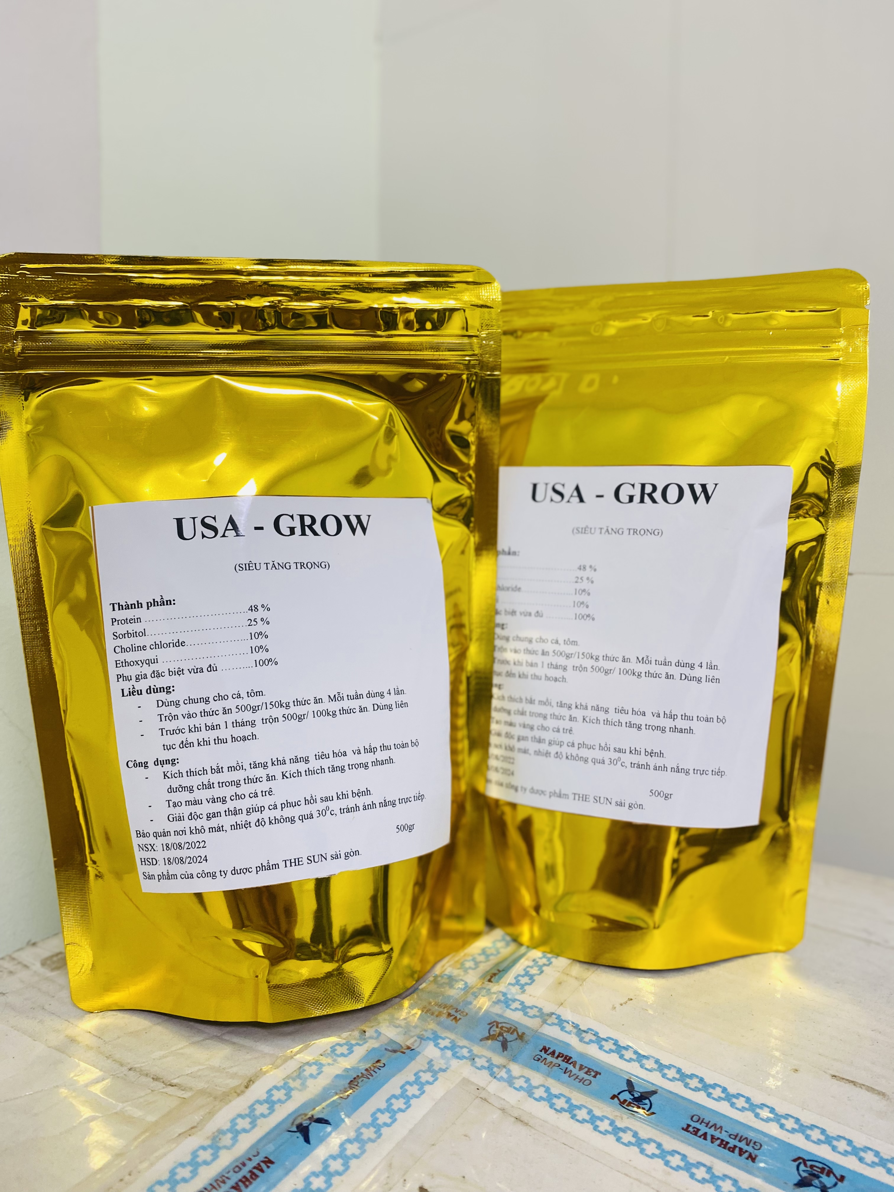 Grow tăng trọng cho tôm cá 500g