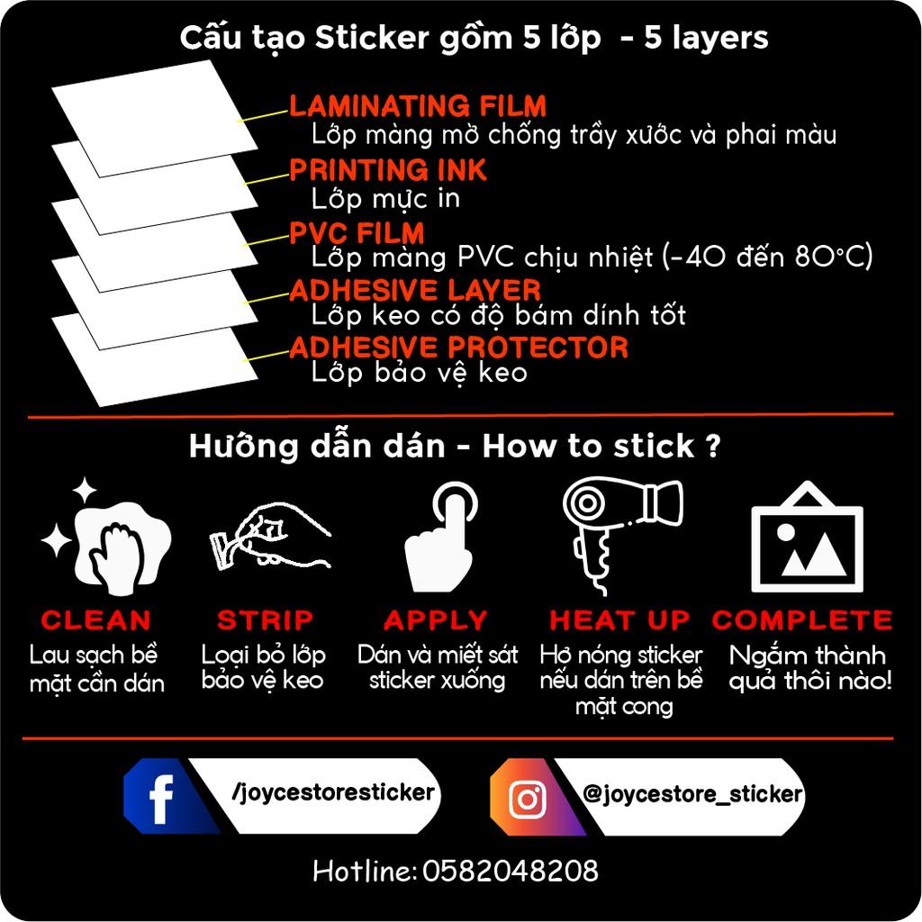 Bộ 50 Sticker VŨ TRỤ, NGÂN HÀ - phong cách chibi sễ thương - dán nón bảo hiểm, ghi-ta, tủ lạnh, máy tính