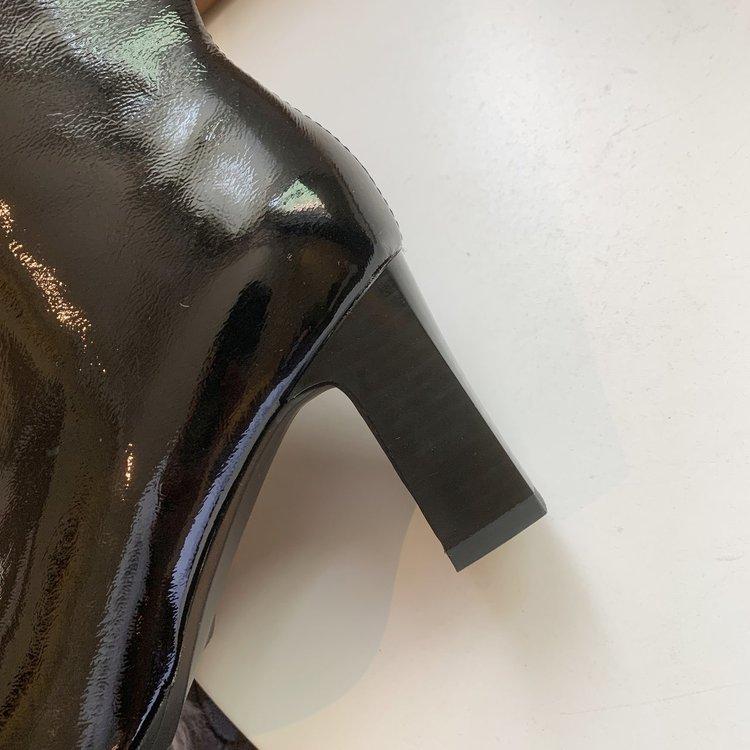 Giày bốt da cao gót thời trang cho nữ