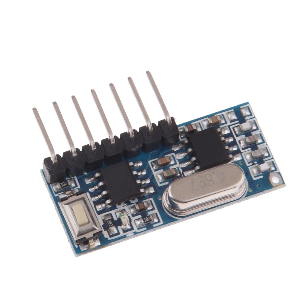 315MHz 4 Channel Output RX480E RF Wireless Receiver Module Learning Decoding