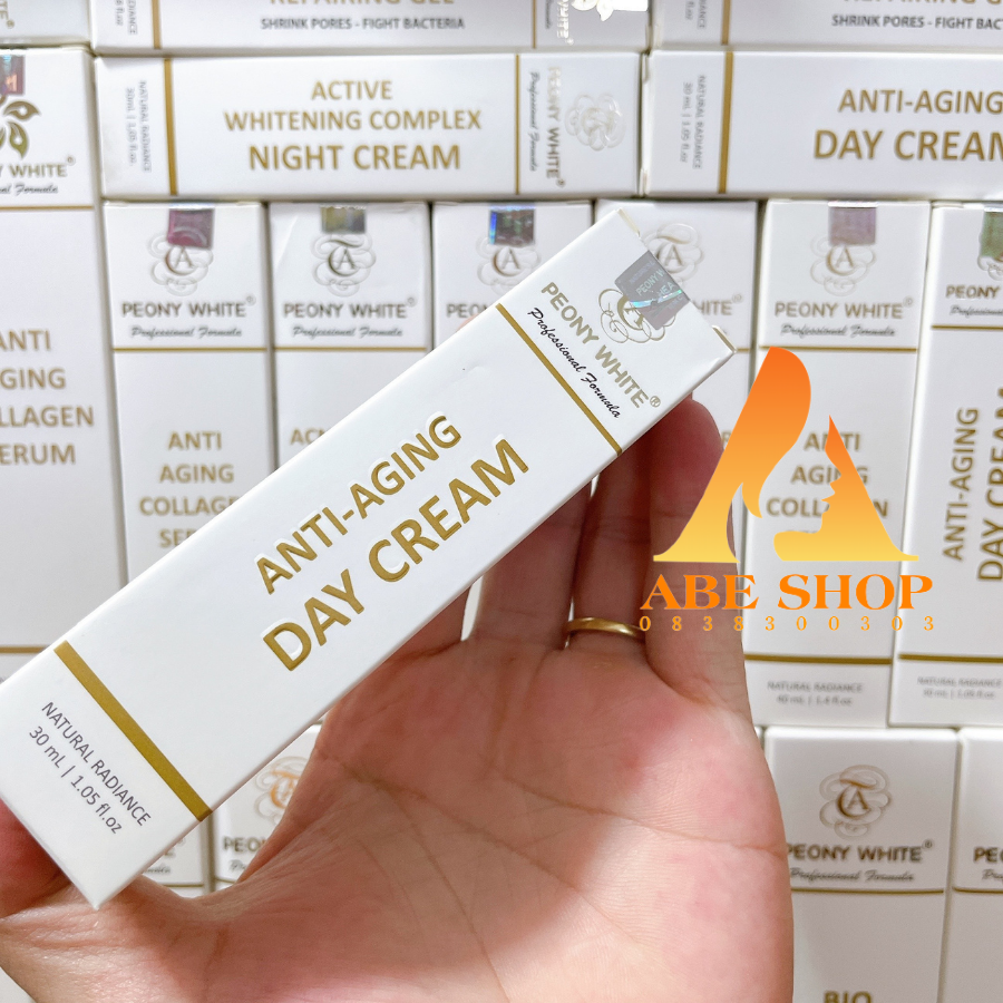 Kem PEONY WHITE DAY CREAM - Dưỡng Trắng - Xóa Thâm Nám - Giảm Tàn Nhang - Làm Đều Màu Da Ban Ngày 30ml